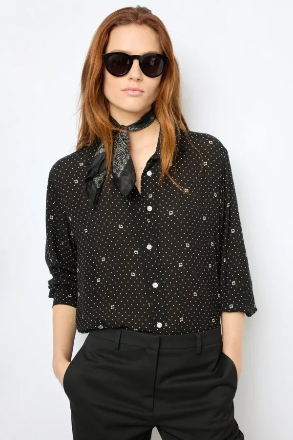 Outlet Soft polka dot shirt – CLYDE Shirts & Blouses | Suits & Outfits