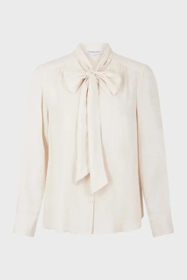 Flash Sale Soft shirt with lavaliere collar - BELPHINE Shirts & Blouses | Suits & Outfits