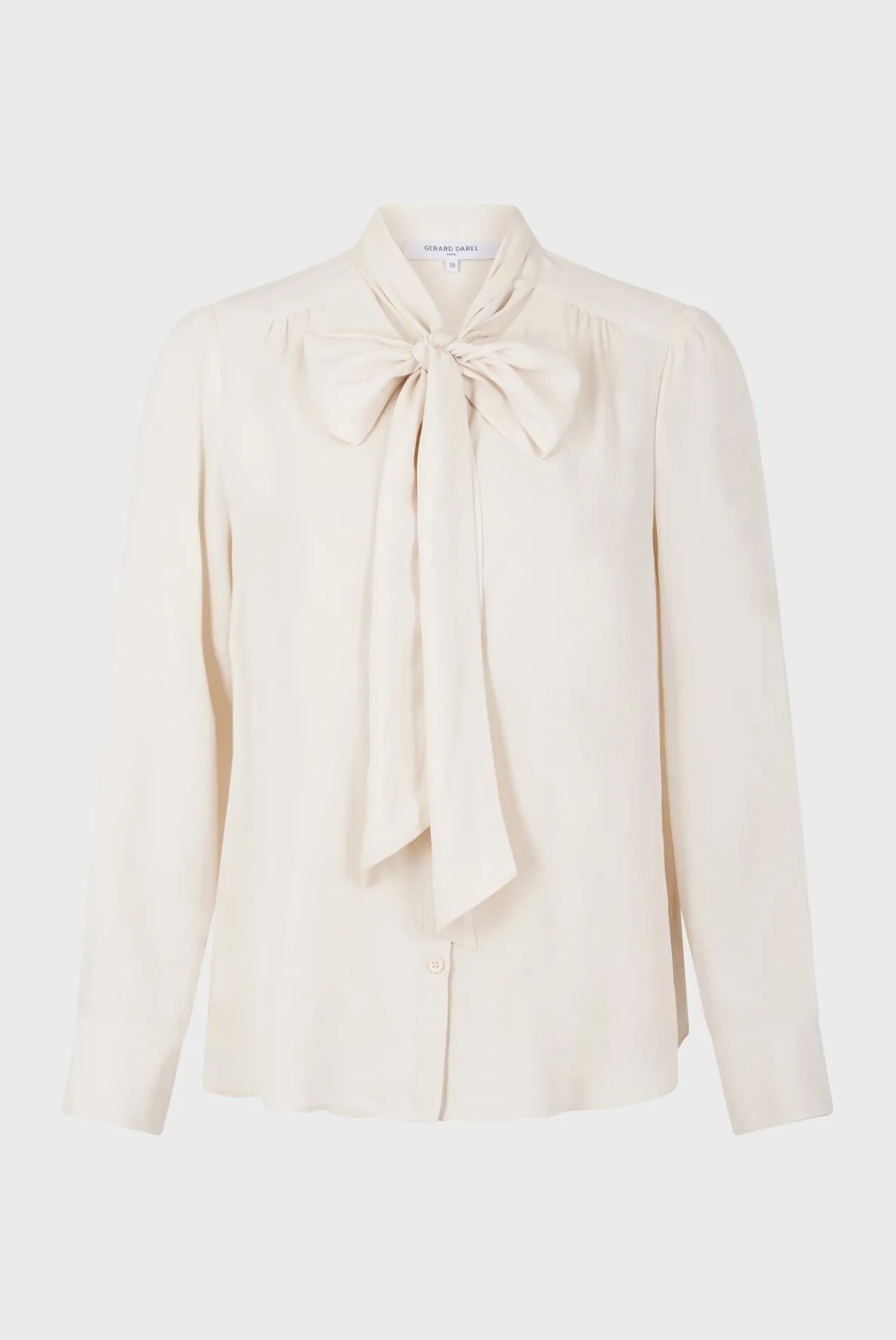 soft_shirt_with_lavaliere_4.webp Flash Sale Soft shirt with lavaliere collar - BELPHINE Shirts & Blouses | Suits & Outfits