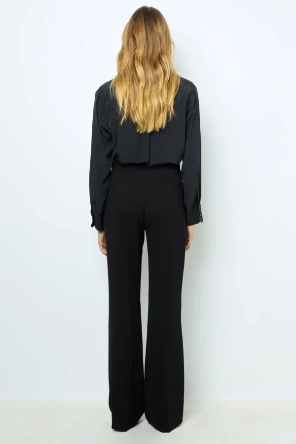 Cheap Soft wide-leg pants with rhinestone - NUALA Trousers