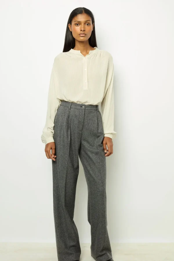 Online Straight cut herringbone pants - NADYGE Trousers | Suits & Outfits