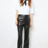Outlet Straight leather pants - NOOR Leather & Pelts