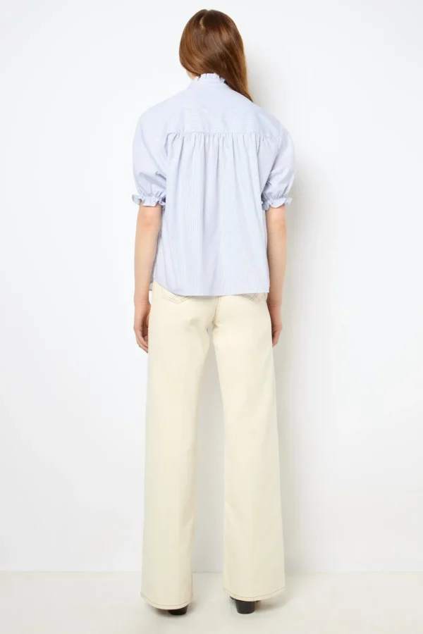 Best Striped popelin blouse - BAO Shirts & Blouses