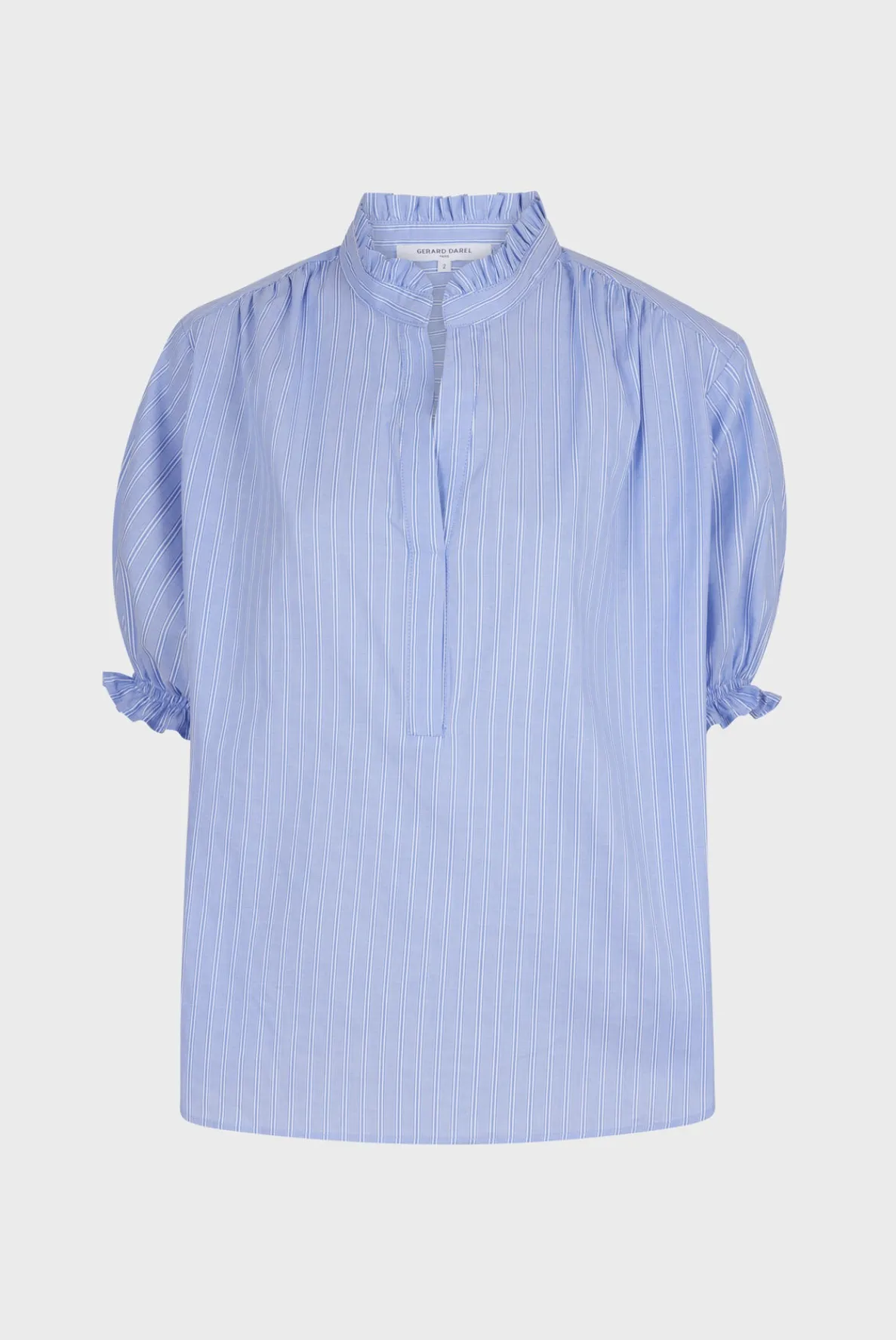 striped_popelin_blouse__b_5.webp Online Striped popelin blouse - BERTINIA Shirts & Blouses