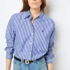 Sale Striped poplin shirt - ARMENY Shirts & Blouses