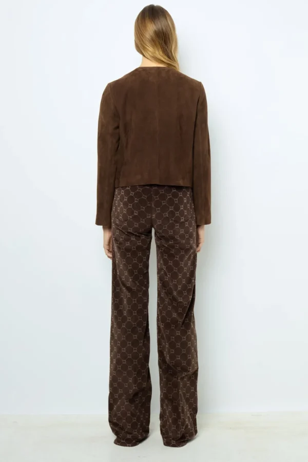 New Suede collarless jacket - BELINA Leather & Pelts
