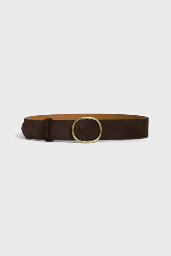 Outlet Suede leather belt - PALOMA Belts