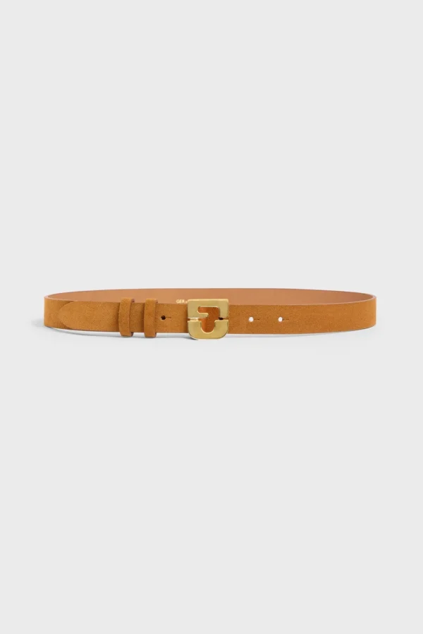 Hot Suede leather signature belt - LE LAUREN Belts