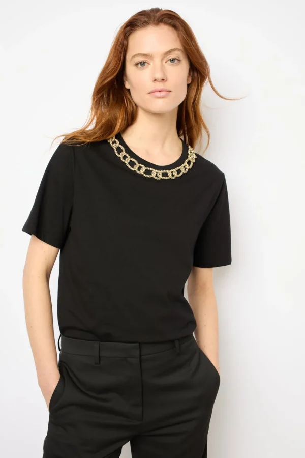 Best T-shirt with a chain - AGNES Tops & T-Shirts