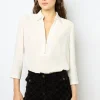 Online Velvet straight blazer - MAEVA Shirts & Blouses
