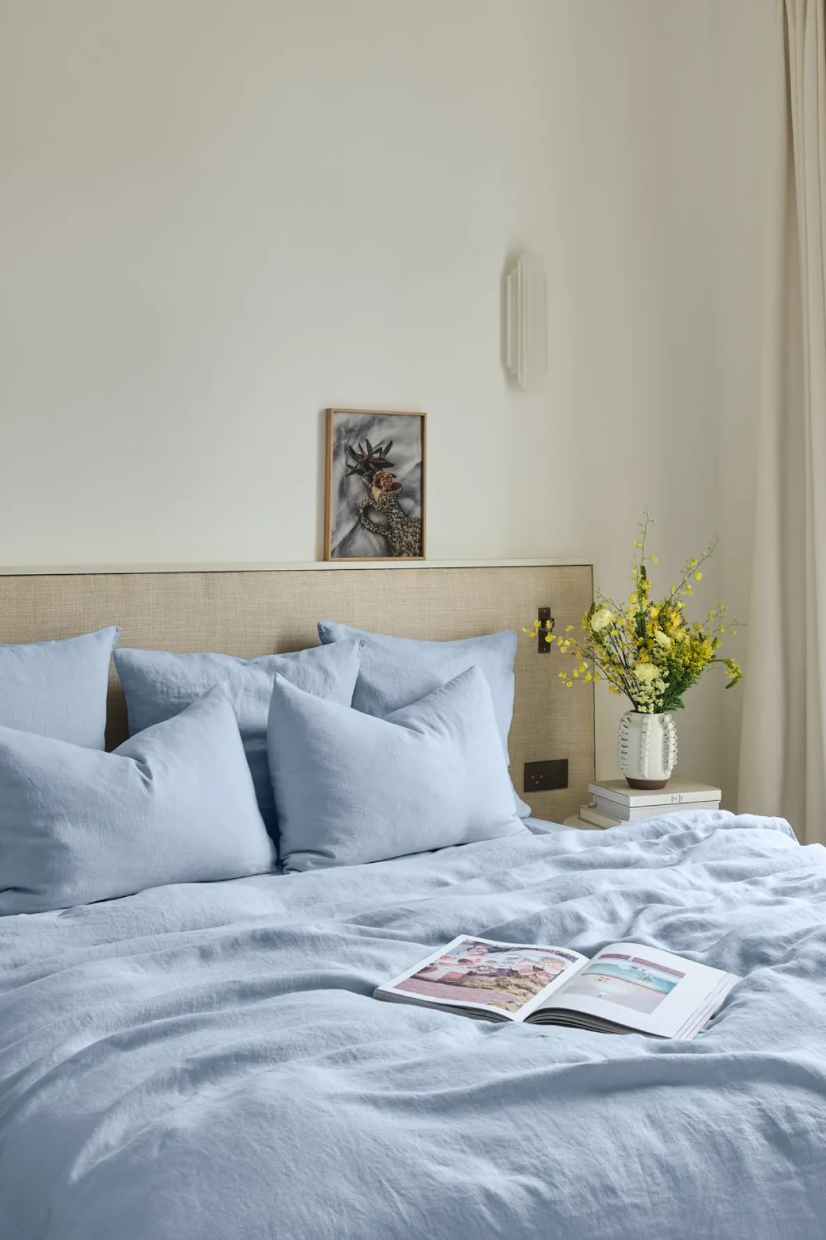 washed_linen_duvet_cover__1-2.webp Online Washed linen duvet cover - sky blue Duvet Covers