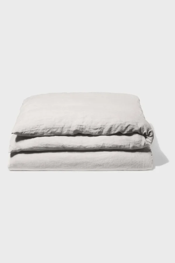 Fashion Washed linen duvet cover - pearl grey Duvet Covers