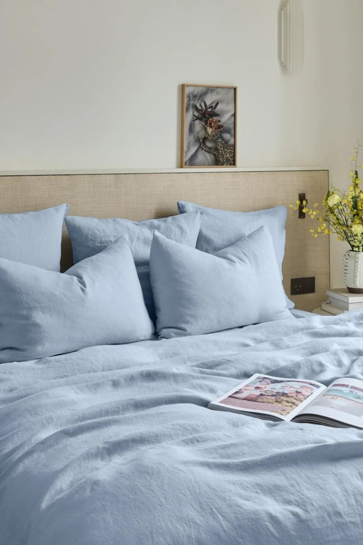 washed_linen_pillowcase___1.webp Fashion Washed linen pillowcase - sky blue Pillow Cases