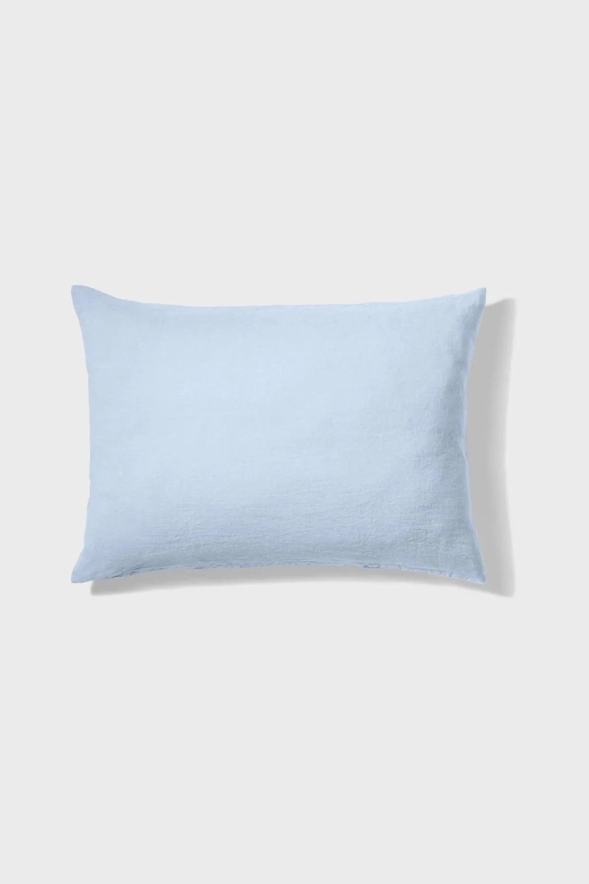 washed_linen_pillowcase___2.webp Fashion Washed linen pillowcase - sky blue Pillow Cases