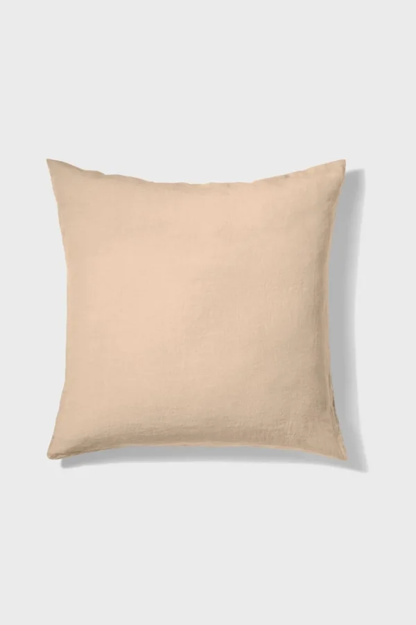 Fashion Washed linen pillowcase - light brown Pillow Cases