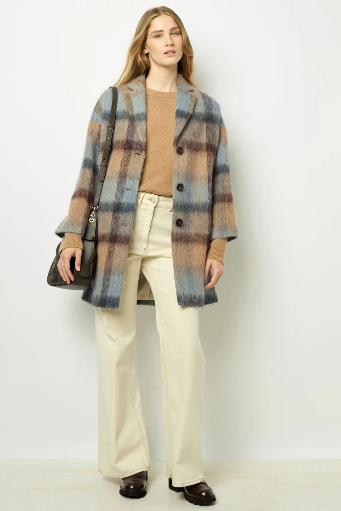 wide_check_coat__leonille_0.webp Best Sale Wide check coat - LEONILLE Coats