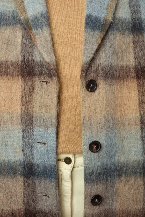Best Sale Wide check coat - LEONILLE Coats