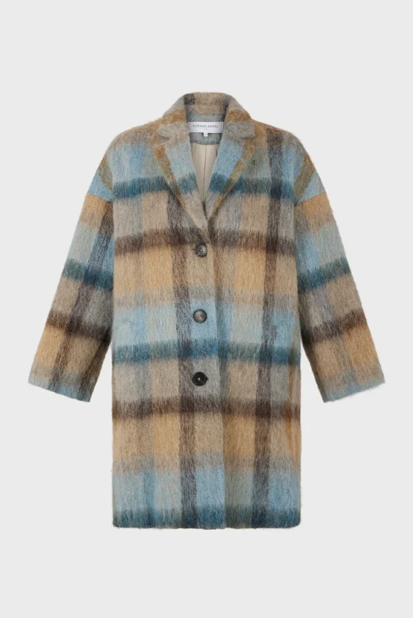 Best Sale Wide check coat - LEONILLE Coats
