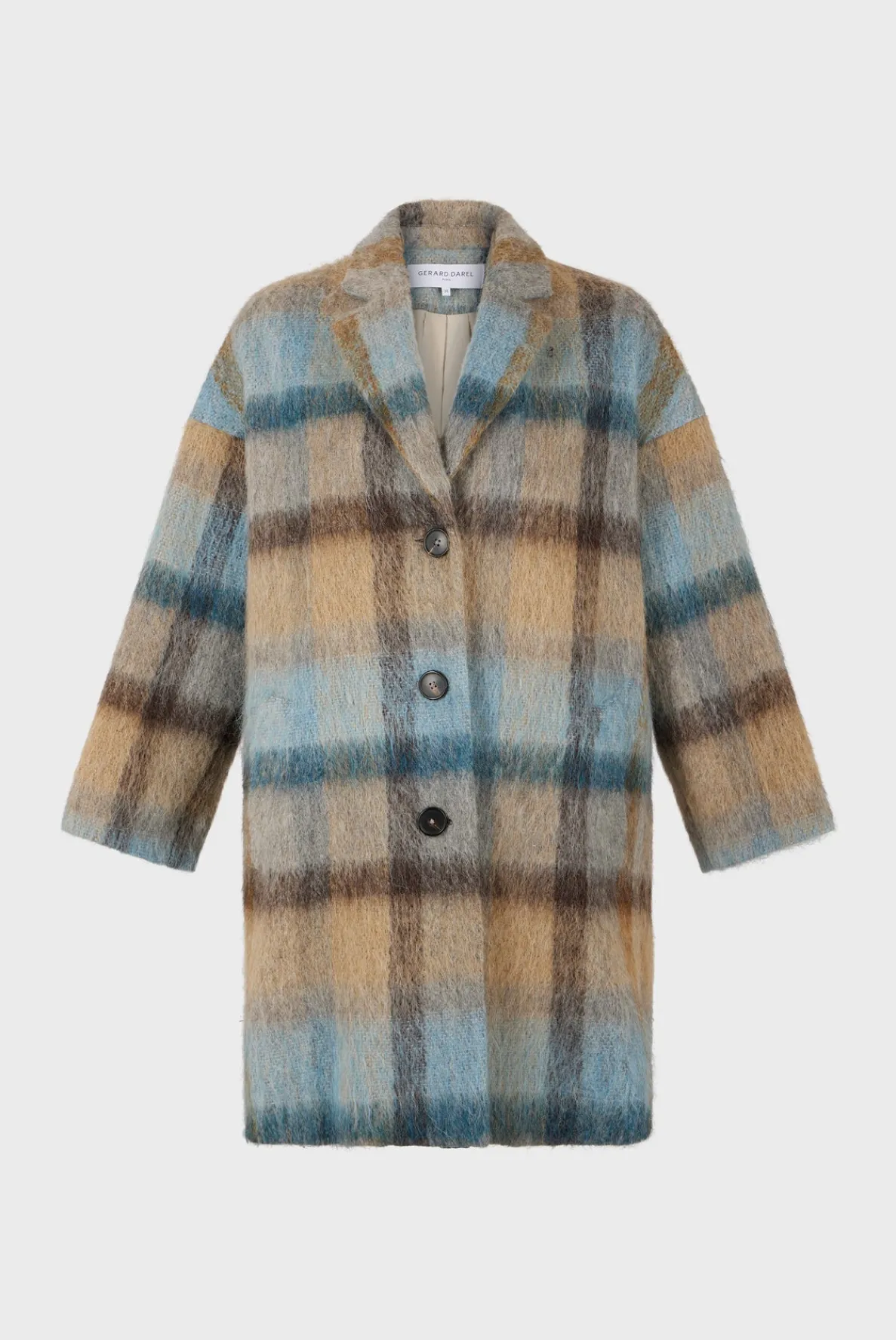 wide_check_coat__leonille_4.webp Best Sale Wide check coat - LEONILLE Coats