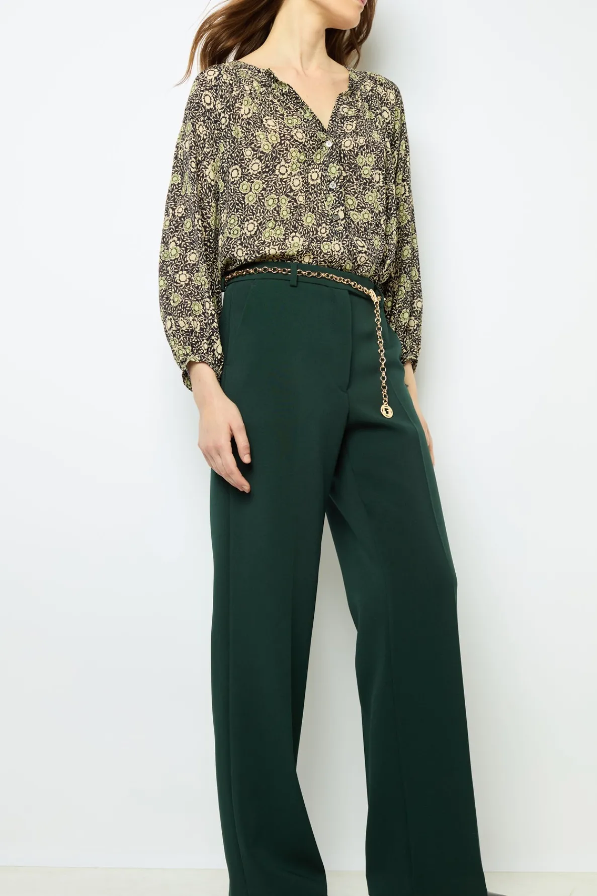 wide_suit_pants__nanou_1.webp Sale Wide suit pants - NANOU Trousers