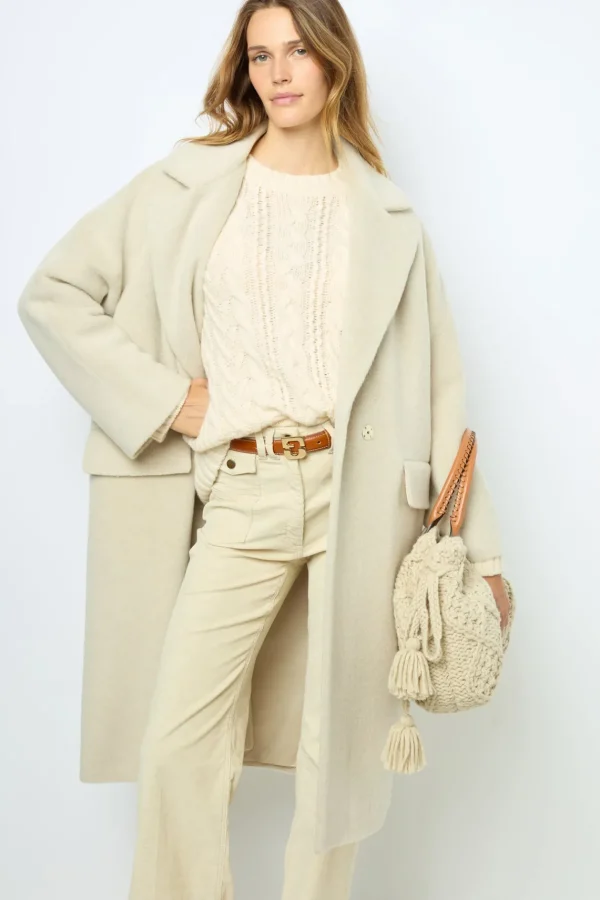 Best Sale Wool and alpaca overcoat - LORIANNE Coats
