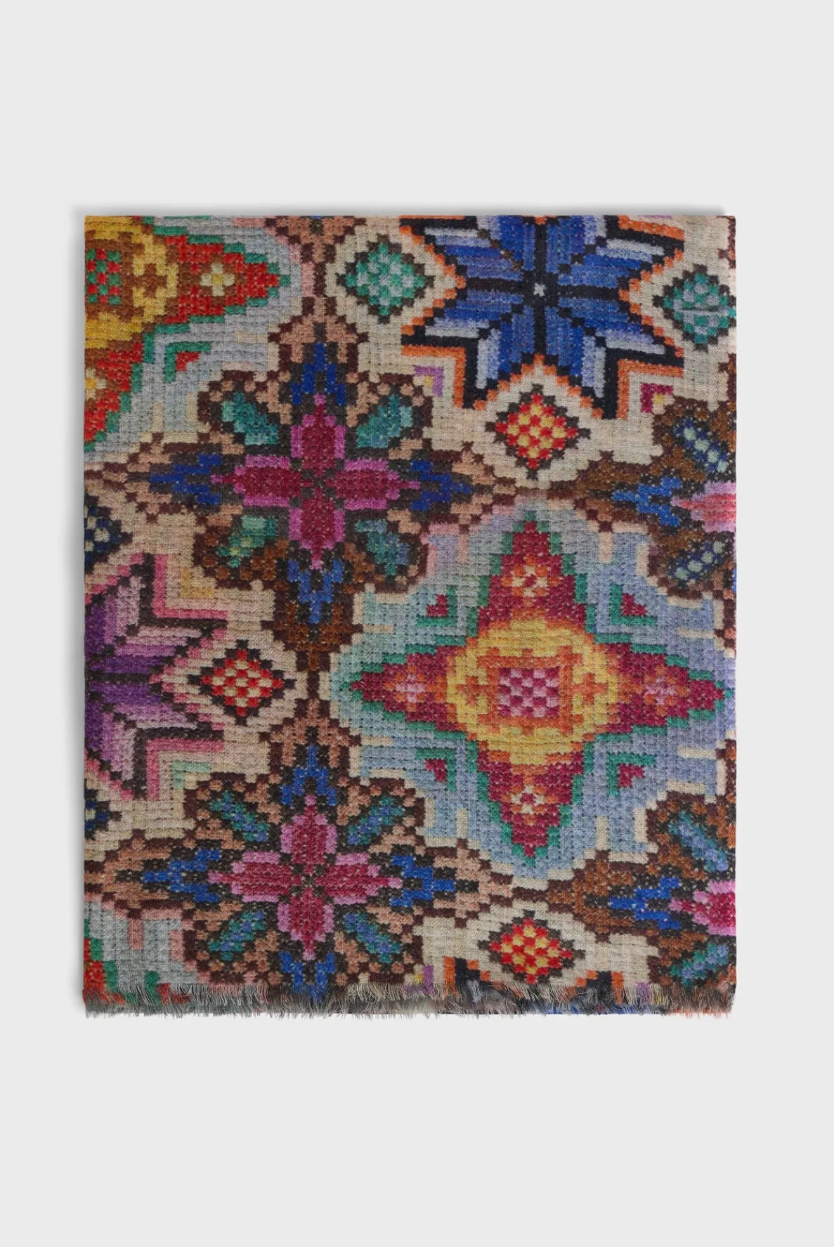 Store Wool and silk d scarf - DAMIE Scarves
