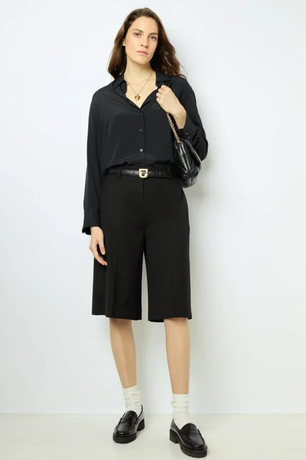 Discount Wool blend Bermuda shorts - NEYLA Trousers