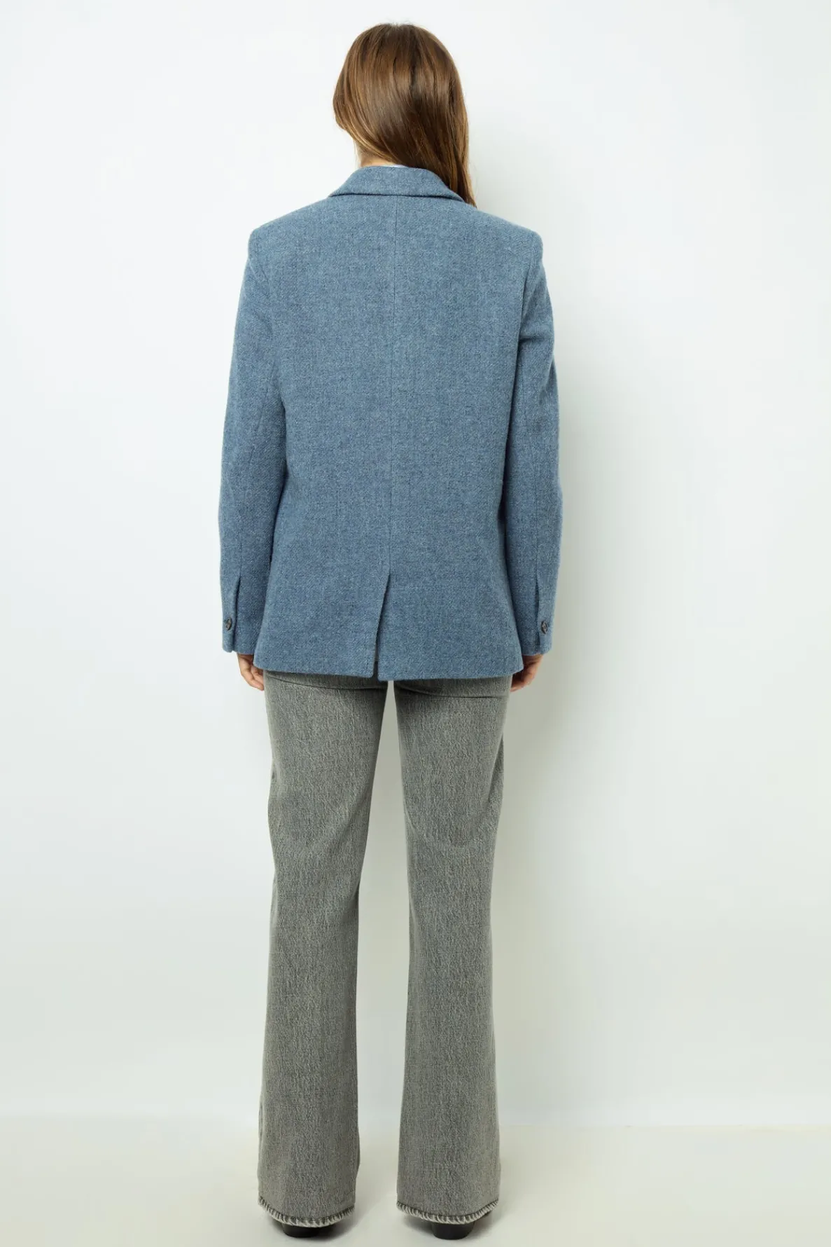 wool_blend_blazer__marine_3.webp Shop Wool blend blazer - MARINE Jackets