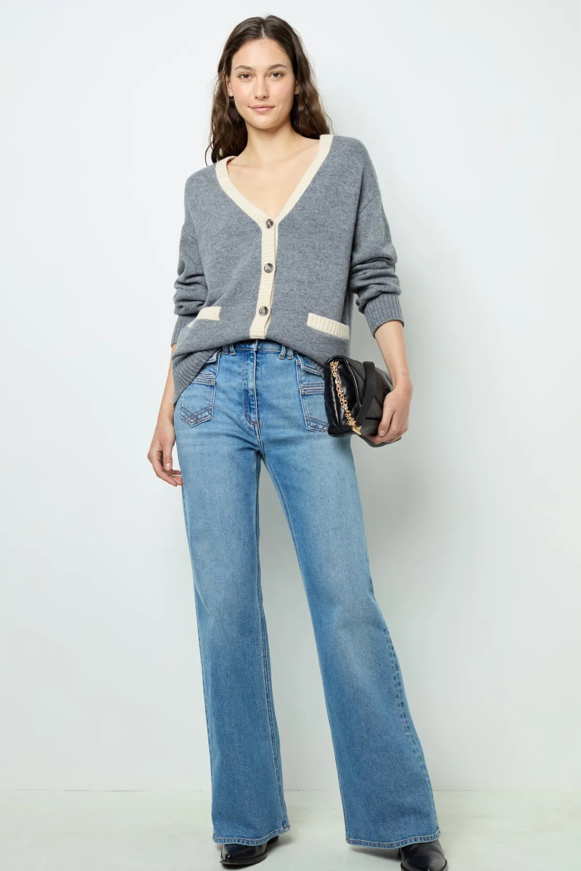 wool_twocoloured_cardigan_1.webp Cheap Wool two-coloured cardigan - JANNICE Knitwear